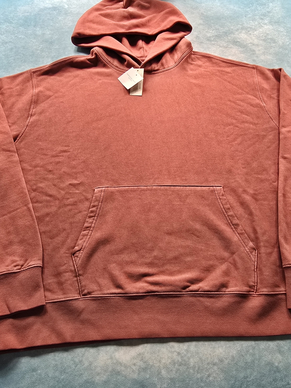 American Eagle NWT 3XL Washed Red Oversized Pullover Hoodie